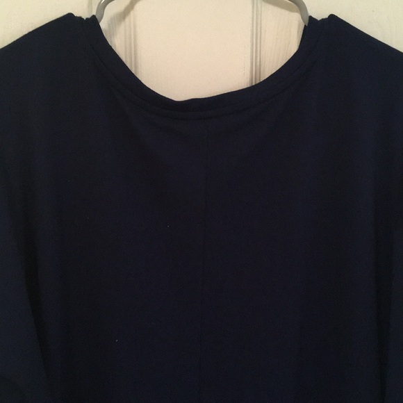 St. John's Bay Active Solid Blue Petite XXL PXXL Long Sleeve Shirt Lounge Tee - Picture 7 of 8